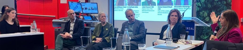 The roundtable panellists discussed the report’s findings on adaptation and resilience in London.